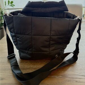 Lululemon Athletica Quilted Grid Crossbody Bag